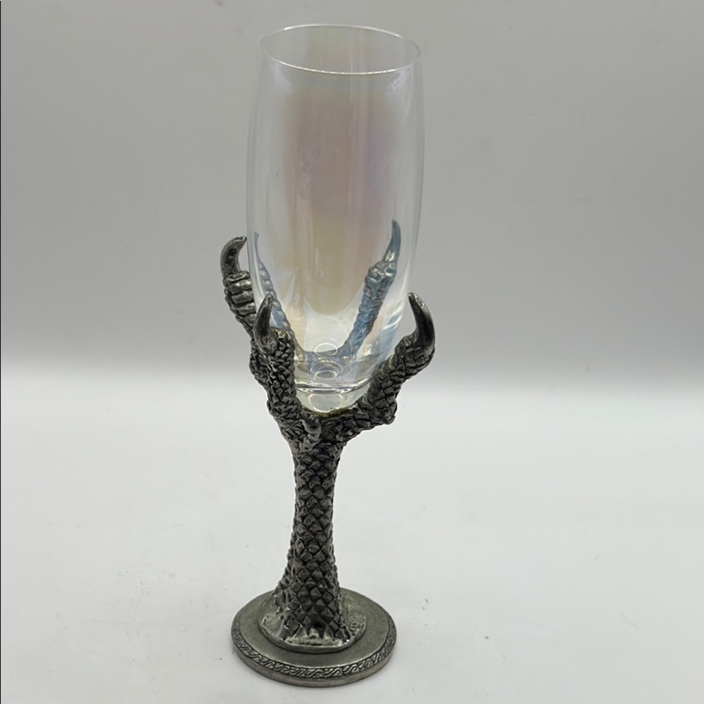 Dragon Claw Goblet with Silver Base